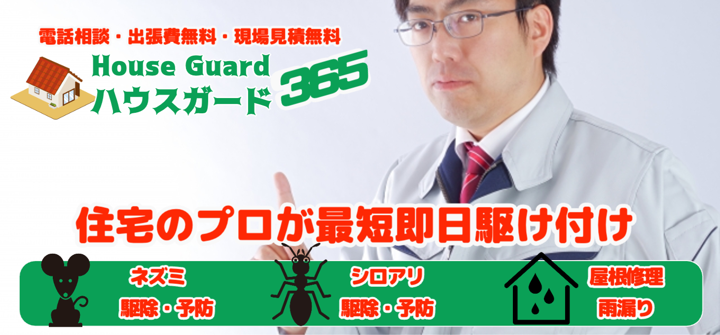 シロアリ被害 ハウスガード365